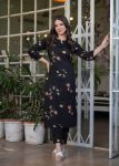 MODERN SILK BLEND PRINTED WORK TOP BOTTOM WITH DUPATTA FESTIVE WEAR WHOLESALE PRICE ETHNIC GARMENT (2)
