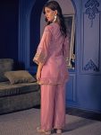 MODERN SILK CREPE EMBROIDERY WITH HAND MIRROR WORK CO-ORD SET FESTIVE WEAR WHOLESALE PRICE ETHNIC GARMENT (6)