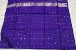 MODERN SILK FLOWERS AND MINA & ZARI WEAVING BORDER WORK SAREE WITH UNSTITCHED BLOUSE FESTIVE WEAR WHOLESALE PRICE ETHNIC GARMENT (9)