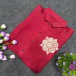 MODERN SOFT COTTON FLOWER BEAUTIFUL PRINTED SHIRT WITH DHOTI WEDDING WEAR WHOLESALE PRICE ETHNIC GARMENT (3)