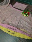 MODERN SOFT NET EMBROIDERY SEQUENCE WITH CUT WORK LEHENGA CHOLI WITH DUPATTA RECEPTION WEAR WHOLESALE PRICE ETHNIC GARMENT (2)