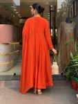 MODERN VICHITRA SILK EMBROIDERY WORK TOP BOTTOM WITH DUPATTA FESTIVE WEAR WHOLESALE PRICE ETHNIC GARMENT (5)