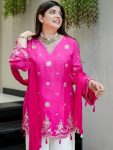 MODERN VISCOSE SILK SEQUENCE CODING EMBROIDERY WORK TOP PALAZZO WITH DUPATTA FESTIVE WEAR WHOLESALE PRICE ETHNIC GARMENT (10)