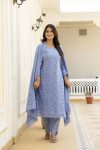 NEW ARRIVAL CAMBRIC COTTON BORING CHIKAN KARI WORK TOP BOTTOM WITH DUPATTA FESTIVE WEAR WHOLESALE PRICE ETHNIC GARMENT (32)