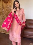 NEW ARRIVAL CHINON EMBROIDERY WORK TOP BOTTOM WITH DUPATTA FESTIVE WEAR WHOLESALE PRICE ETHNIC GARMENT (5)