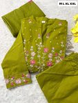 NEW ARRIVAL COTTON EMBROIDERY WORK TOP BOTTOM WITH DUPATTA FESTIVE WEAR WHOLESALE PRICE ETHNIC GARMENT (14)