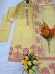 NEW ARRIVAL COTTON JACQUARD WORK TOP BOTTOM WITH DUPATTA OFFICE WEAR WHOLESALE PRICE ETHNIC GARMENT (5)