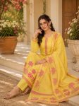 NEW ARRIVAL COTTON JACQUARD WORK TOP BOTTOM WITH DUPATTA OFFICE WEAR WHOLESALE PRICE ETHNIC GARMENT (5)