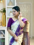 NEW ARRIVAL COTTON SILK WEAVING JACQUARD BORDER WORK SAREE WITH UNSTITCHED BLOUSE FESTIVE WEAR WHOLESALE PRICE ETHNIC GARMENT (1)