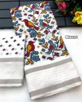 NEW ARRIVAL DOLA SILK ZARI WEAVING AND SEQUENCE WORK BORDER KALAMKARI PRINT WORK SAREE WITH UNSTITCHED BLOUSE FESTIVE WEAR WHOLESALE PRICE ETHNIC GARMENT (5)
