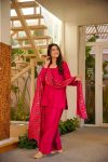 NEW ARRIVAL FRENCH CREPE PLAIN TOP PATIYALA WITH DUPATTA FESTIVE WEAR WHOLESALE PRICE ETHNIC GARMENT (9)