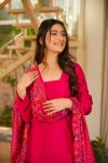 NEW ARRIVAL FRENCH CREPE PLAIN TOP PATIYALA WITH DUPATTA FESTIVE WEAR WHOLESALE PRICE ETHNIC GARMENT (9)