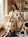 NEW ARRIVAL JAPAN SATIN GAJI SILK MILL PRINT WORK SAREE WITH UNSTITCHED BLOUSE DAILY WEAR WHOLESALE PRICE ETHNIC GARMENT (3)