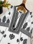 NEW ARRIVAL RAYON BUTTI SILK EMBROIDERY CHAIN STITCH WORK TOP PALAZZO SET CASUAL WEAR WHOLESALE PRICE ETHNIC GARMENT (6)
