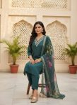 NEW ARRIVAL ROMAN SILK EMBROIDERY WORK TOP BOTTOM WITH DUPATTA FESTIVE WEAR WHOLESALE PRICE ETHNIC GARMENT (12)