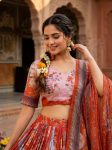 NEW ARRIVAL TABBY SILK DIGITAL PRINTED WITH EMBROIDERY WORK LEHENGA CHOLI WITH DUPATTA FESTIVE WEAR WHOLESALE PRICE ETHNIC GARMENT (6)