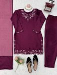 RICH LOOK AMERICAN SILK THREAD & SEQUENCE WORK TOP BOTTOM WITH DUPATTA FESTIVE WEAR WHOLESALE PRICE ETHNIC GARMENT (13)