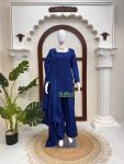 RICH LOOK AMERICAN SILK THREAD WITH SEQUENCE WORK TOP PATIYALA WITH DUPATTA FESTIVE WEAR WHOLESALE PRICE ETHNIC GARMENT (16)
