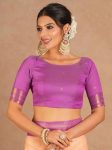 RICH LOOK BANARASI SILK WEAVING WORK SAREE WITH UNSTITCHED BLOUSE DAILY WEAR WHOLESALE PRICE ETHNIC GARMENT (4)