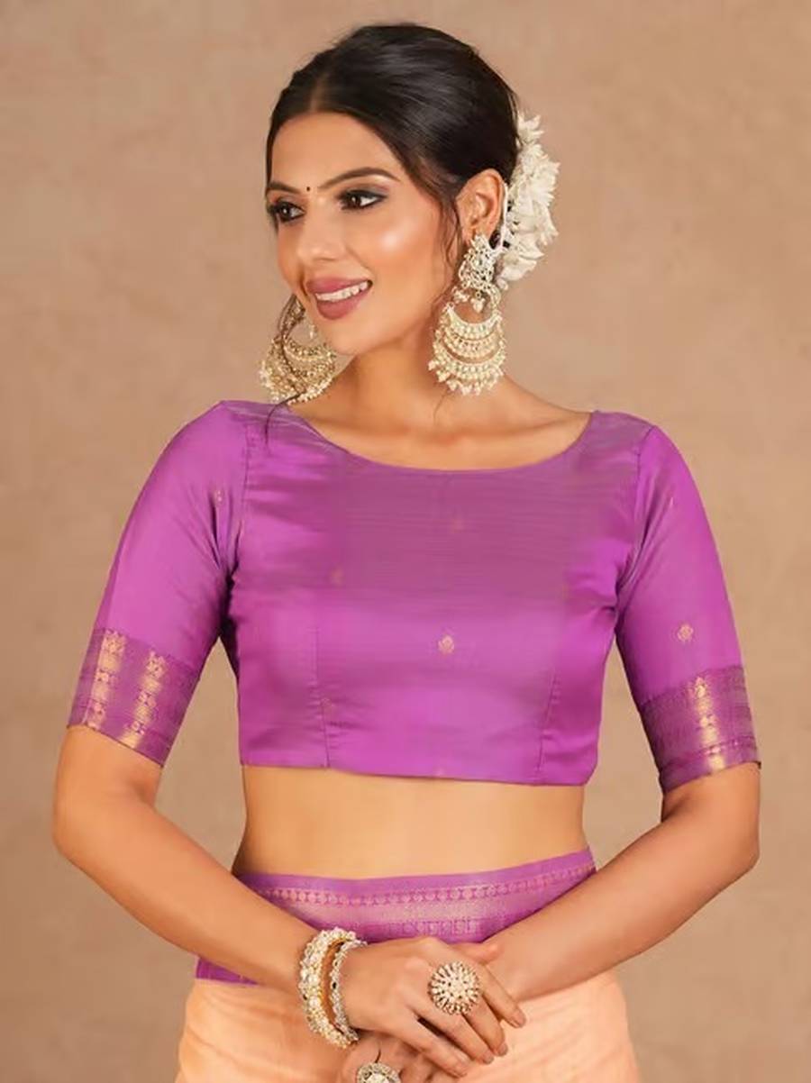 RICH LOOK BANARASI SILK WEAVING WORK SAREE WITH UNSTITCHED BLOUSE DAILY WEAR WHOLESALE PRICE ETHNIC GARMENT (1)