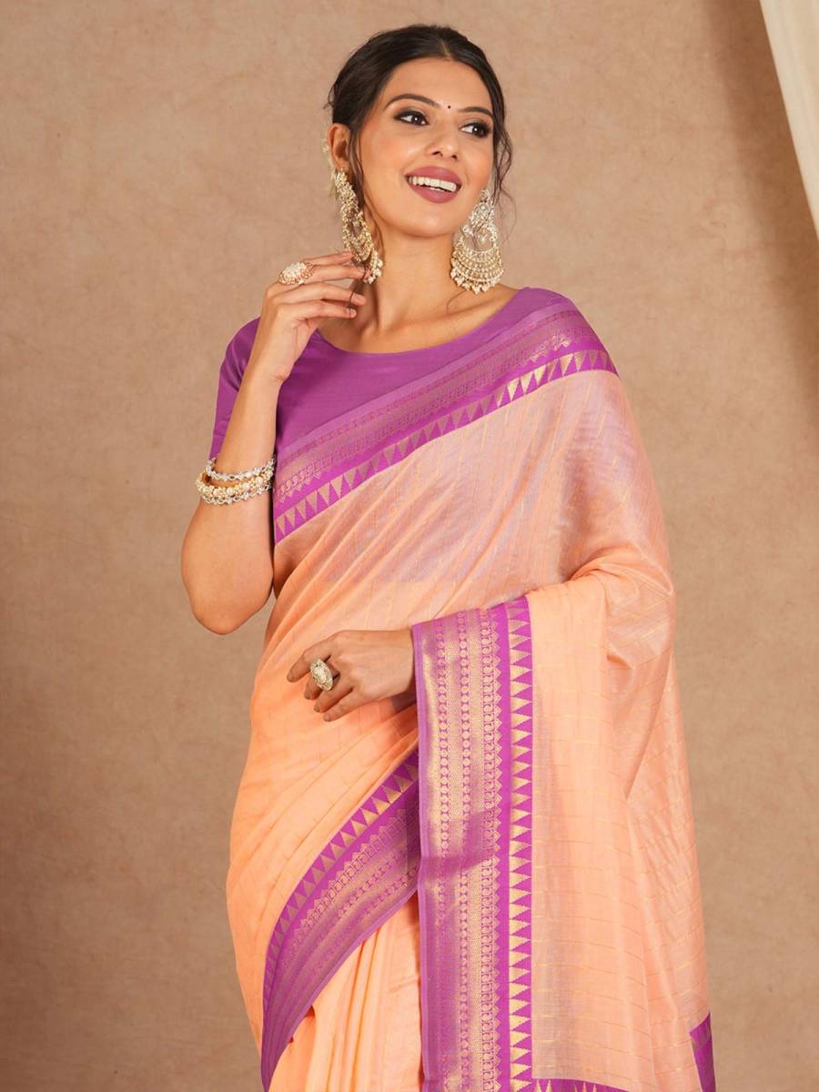 RICH LOOK BANARASI SILK WEAVING WORK SAREE WITH UNSTITCHED BLOUSE DAILY WEAR WHOLESALE PRICE ETHNIC GARMENT (2)
