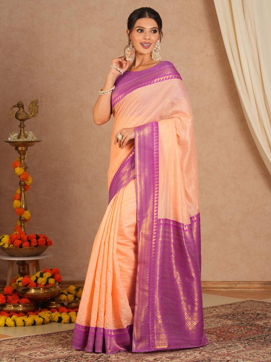 RICH LOOK BANARASI SILK WEAVING WORK SAREE WITH UNSTITCHED BLOUSE DAILY WEAR WHOLESALE PRICE ETHNIC GARMENT (3)
