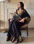 RICH LOOK BANARASI SILK WEAVING WORK SAREE WITH UNSTITCHED BLOUSE FESTIVE WEAR WHOLESALE PRICE ETHNIC GARMENT (11)