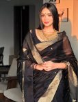 RICH LOOK BANARASI SILK WEAVING WORK SAREE WITH UNSTITCHED BLOUSE FESTIVE WEAR WHOLESALE PRICE ETHNIC GARMENT (11)
