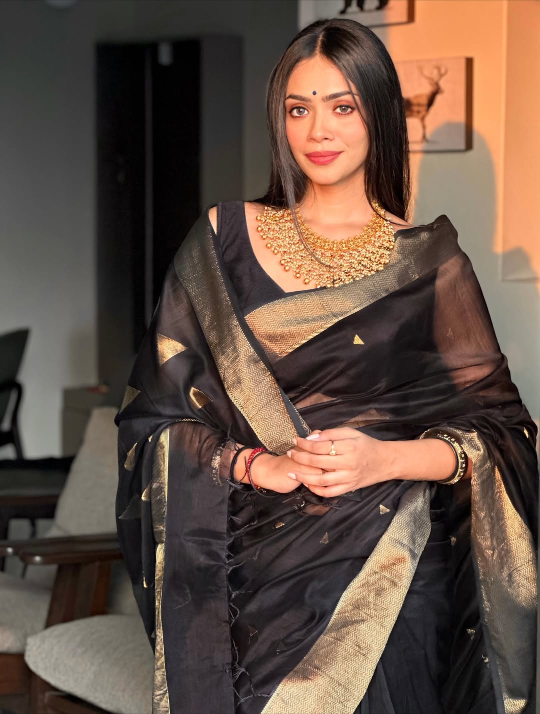 RICH LOOK BANARASI SILK WEAVING WORK SAREE WITH UNSTITCHED BLOUSE FESTIVE WEAR WHOLESALE PRICE ETHNIC GARMENT (2)
