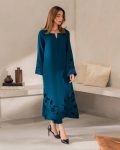 RICH LOOK CHANDERI COTTON EMBROIDERY SEQUENCE WORK TOP BOTTOM WITH DUPATTA FESTIVE WEAR WHOLESALE PRICE ETHNIC GARMENT (9)