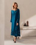 RICH LOOK CHANDERI COTTON EMBROIDERY SEQUENCE WORK TOP BOTTOM WITH DUPATTA FESTIVE WEAR WHOLESALE PRICE ETHNIC GARMENT (9)