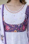 RICH LOOK CHANDERI DIGITAL PRINT WITH HAND WORK GOWN BOTTOM WITH DUPATTA FESTIVE WEAR WHOLESALE PRICE ETHNIC GARMENT (2)