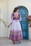 RICH LOOK CHANDERI DIGITAL PRINT WITH HAND WORK GOWN BOTTOM WITH DUPATTA FESTIVE WEAR WHOLESALE PRICE ETHNIC GARMENT (2)