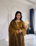 RICH LOOK CHIFFON BURBERRY SILK FANCY READYMADE LACE WORK TOP BOTTOM WITH DUPATTA FESTIVE WEAR WHOLESALE PRICE ETHNIC GARMENT (4)