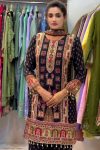 RICH LOOK CHINON SILK DIGITAL PRINT AND STONE WORK TOP PALAZZO WITH DUPATTA FESTIVE WEAR WHOLESALE PRICE ETHNIC GARMENT (2)