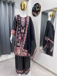 RICH LOOK CHINON SILK DIGITAL PRINT AND STONE WORK TOP PALAZZO WITH DUPATTA FESTIVE WEAR WHOLESALE PRICE ETHNIC GARMENT (2)