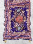 RICH LOOK CHINON SILK MIRROR HANDWORK, PIPING BORDER WITH TASSELS SAREE WITH UNSTITCHED BLOUSE WEDDING WEAR WHOLESALE PRICE ETHNIC GARMENT (2)