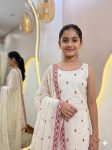 RICH LOOK COTOTN EMBROIDERY WORK KID’S TOP BOTTOM WITH DUPATTA FESTIVE WEAR WHOLESALE PRICE ETHNIC GARMENT (2)