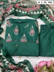 RICH LOOK COTTON DIGITAL PRINTED WITH SEQUENCE KATHA WORK ANARKALI BOTTOM WITH DUPATTA FESTIVE WEAR WHOLESALE PRICE ETHNIC GARMENT (12)