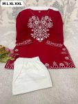 RICH LOOK COTTON EMBROIDERY WORK CO-ORD SET OFFICE WEAR WHOLESALE PRICE ETHNIC GARMENT (3)