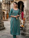 RICH LOOK COTTON EMBROIDERY WORK ONLY KURTI DAILY WEAR WHOLESALE PRICE ETHNIC GARMENT (1)