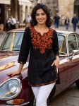 RICH LOOK COTTON EMBROIDERY WORK TOP OFFICE WEAR WHOLESALE PRICE ETHNIC GARMENT (21)