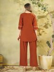 RICH LOOK COTTON MULTI EMBROIDERY THREAD WORK CO-ORD SET CASUAL WEAR WHOLESALE PRICE ETHNIC GARMENT (8)