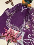 RICH LOOK FRENCH CREPE THREAD EMBROIDERY WORK TOP PALAZZO WITH DUPATTA FESTIVE WEAR WHOLESALE PRICE ETHNIC GARMENT (3)