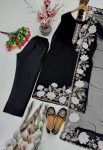 RICH LOOK FUAX GEORGETTE EMBROIDERY THREAD TOP BOTTOM WITH DUPATTA CASUAL WEAR WHOLESALE PRICE ETHNIC GARMENT (3)