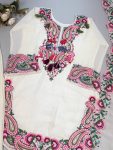 RICH LOOK GEORGETTE EMBROIDERY THREAD WORK TOP PATIYALA WITH DUPATTA FESTIVE WEAR WHOLESALE PRICE ETHNIC GARMENT (2)