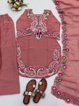 RICH LOOK GEORGETTE EMBROIDERY THREAD WORK TOP PATIYALA WITH DUPATTA FESTIVE WEAR WHOLESALE PRICE ETHNIC GARMENT (4)