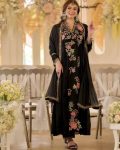 RICH LOOK GEORGETTE EMBROIDERY WORK TOP BOTTOM WITH DUPATTA FESTIVE WEAR WHOLESALE PRICE ETHNIC GARMENT (13)