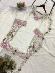 RICH LOOK GEORGETTE EMBROIDERY WORK TOP PALAZZO WITH DUPATTA FESTIVE WEAR WHOLESALE PRICE ETHNIC GARMENT (7)