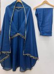 RICH LOOK GEORGETTE FANCY LACE WORK GOWN BOTTOM WITH DUPATTA FESTIVE WEAR WHOLESALE PRICE ETHNIC GARMENT (2)